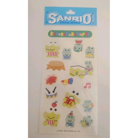 Vintage NOS 5x 1994-95 Sanrio Sticker Sheets Keroppi Twin Stars Pochacco & MORE - Picture 5 of 10